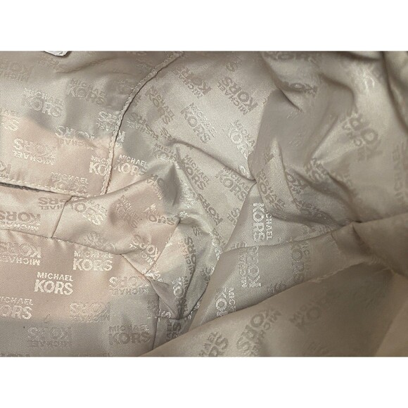 MICHAEL Michael Kors Purse Marina Signature Jacquard Drawstring Tassel HOBO Genu - Picture 15 of 16